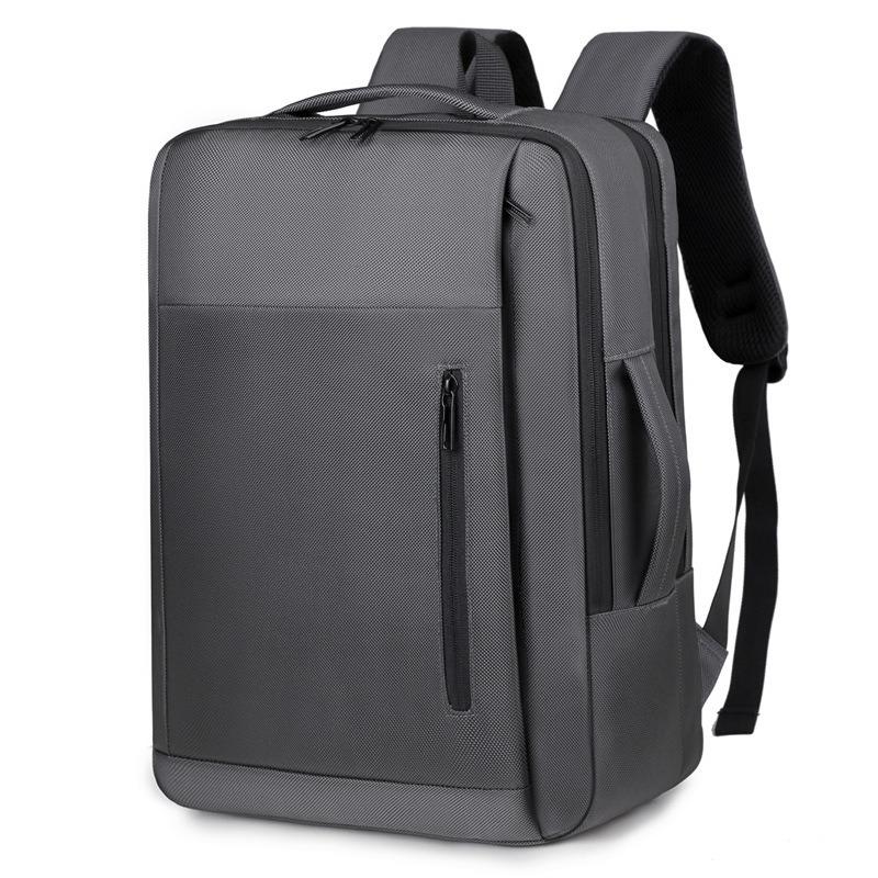Business Commuter Going Out Travel Backpack Large Capacity Multifunctional Versatile Leather Film Anti-splashing Water