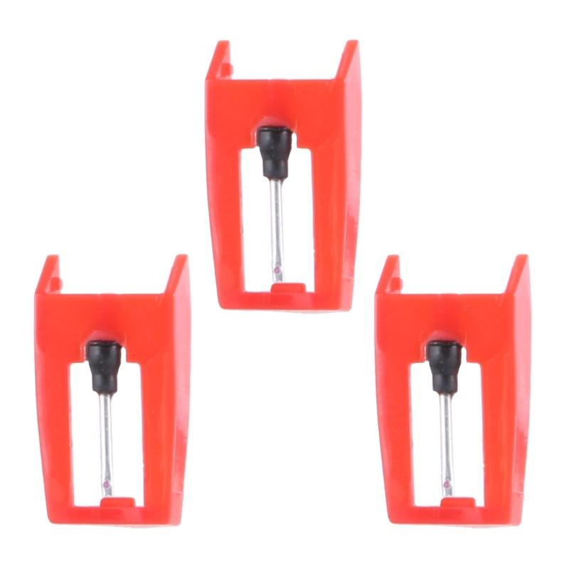 

3Pcs Diamond Replacement Styluses Record Player Needle for Turntables Phonograph Record Player Gramophone Accessories 1