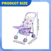 Doll Stroller Toy Creativity Interactive Role Play Simulation Pushchair