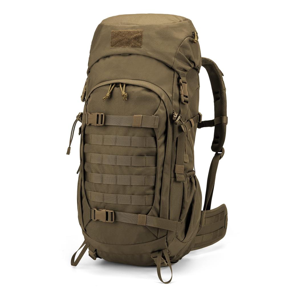 Mardingtop 50L Large Capacity Tactical Backpack with Rain Ideal for and Disaster Features Molle Cover, Camping, Hiking, Survival, Trekking, Travel,