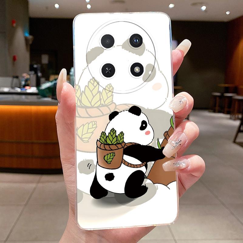 Phone Case For Huawei Nova 12i / Nova 13i Coque Capa Butterfly Bow Protective Casing Transparent Soft Silicone TPU Cover Fundas