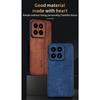 Luxury Leather Phone Case for Xiaomi 14 Ultra 13 Pro Shockproof Bumper Coque Back Cover for Xiaomi 14Pro Note 13 Ultra 13