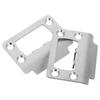 1 Set Stainless Steel Door Striker Plate Extender Repair Security Reinforcement Plate For Interior Exterior Door