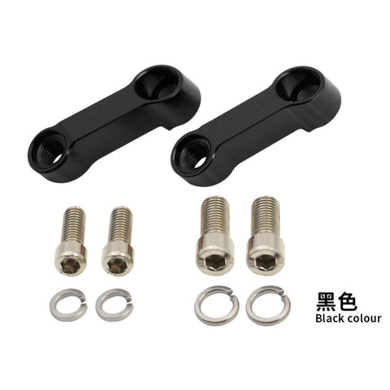 1 para uniwersalnych lusterek wstecznych motocyklowych rozszerzenie Riser Extend Adapter zmodyfikowane akcesoria