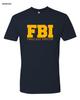 Men's FBI Female Body Inspector T-Shirt Printing Short Sleeve Casual O-Neck Cotton T Shirt Sale Clothes