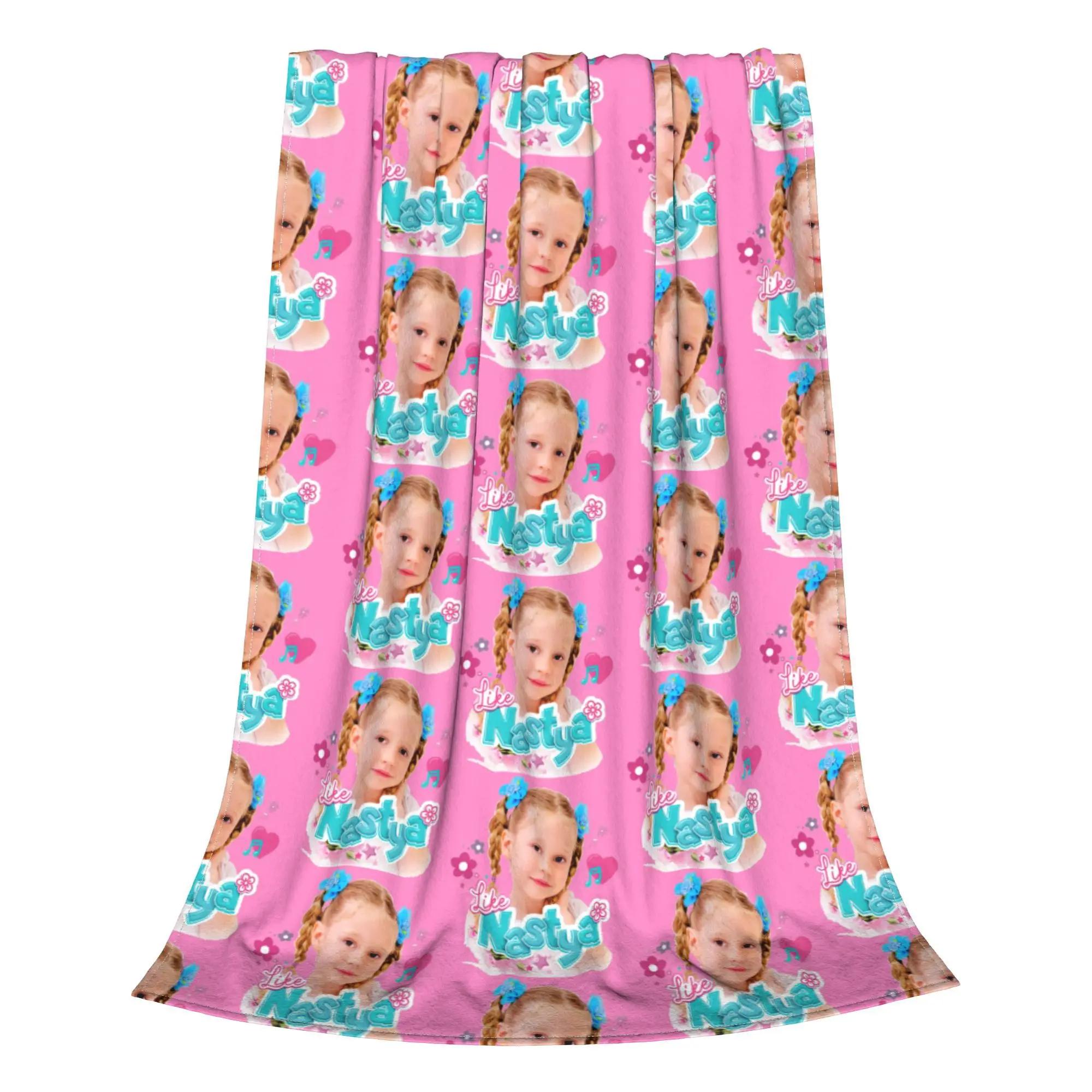 

Каваи Милый Лайк Настя Девочка Бархатные Пледы Одеяла для Кровати Путешествий Легкий Тонкий Плюшевый Тонкое Одеяло 30x40in