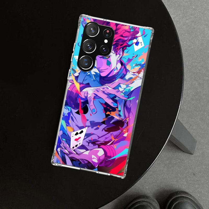 Huner X-Hunters Hisoka Phone Case Cover for Samsung Galaxy S26 S25 Edge S24 S23 Ultra S22 Plus S21 FE S20 + Art Customized Funda