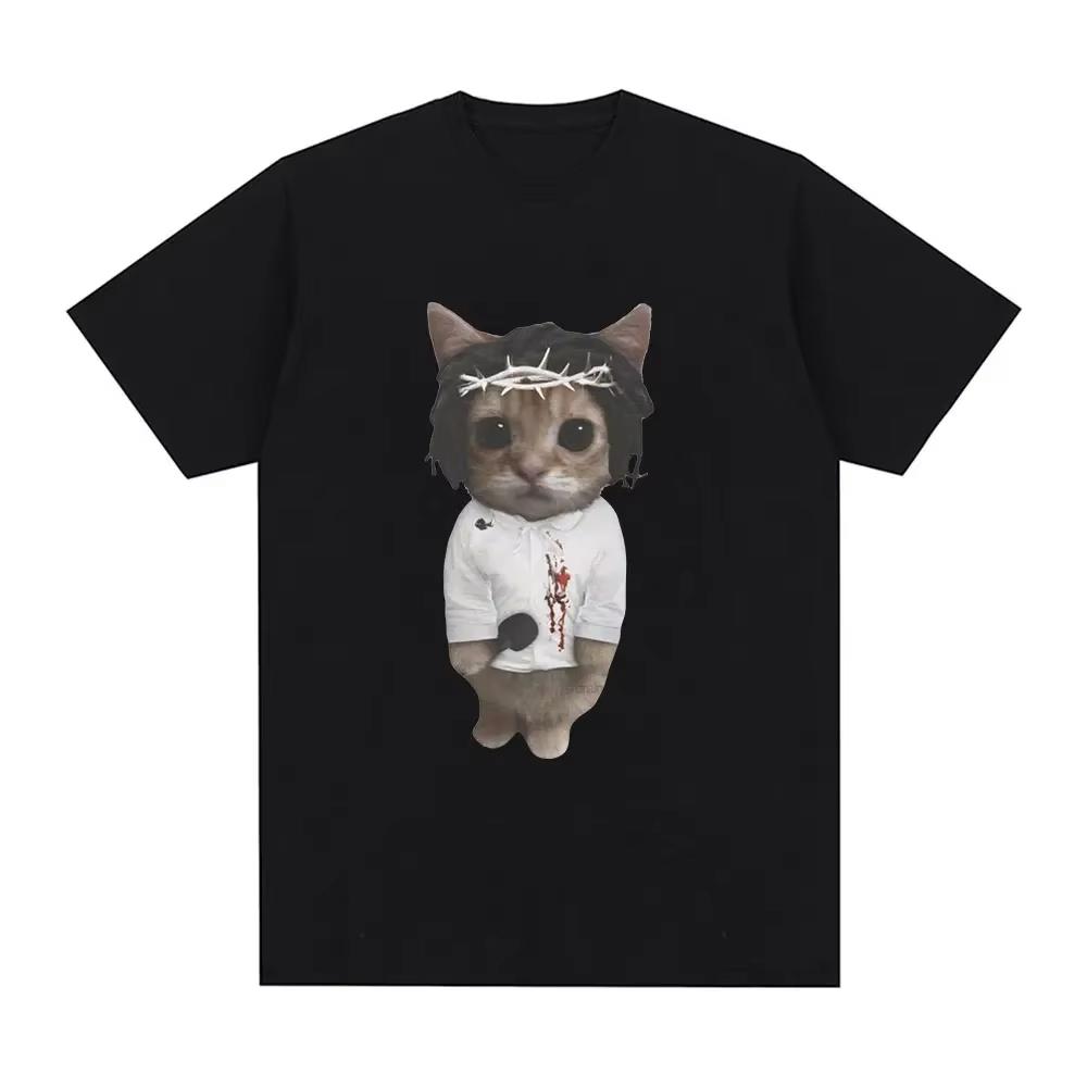 

Funny Kendrick Lamar Kitty Cat Enthusiast T-shirt Women s Fashion Short Sleeve TshirtCasual Tshirt Street Wear - Men s Summer... S разноцветный