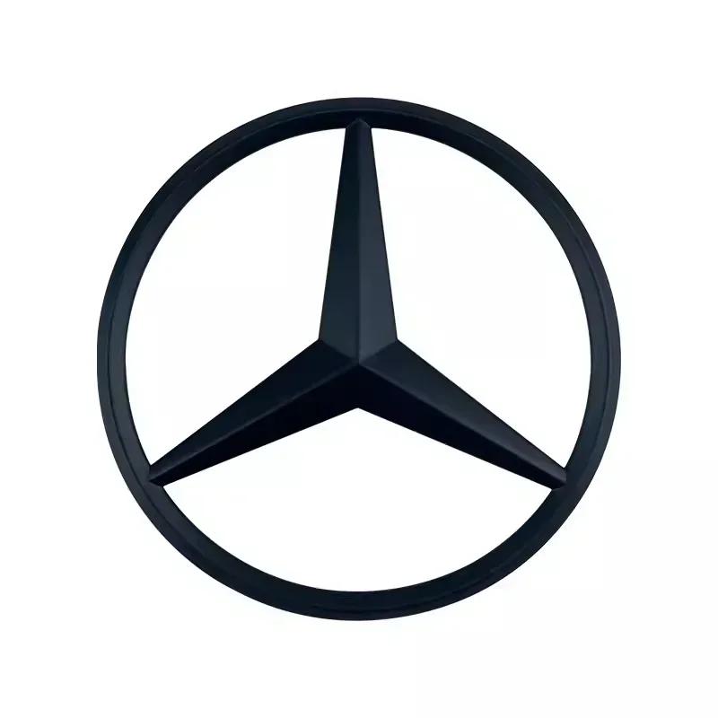 XEKVA1 For Mercedes Benz 9cm Car Rear Decal Trunk Emblem Sticker For Mercedes Benz S320 W164 W203 W204 W168 C180 E320 A200 CLA CLK CLS