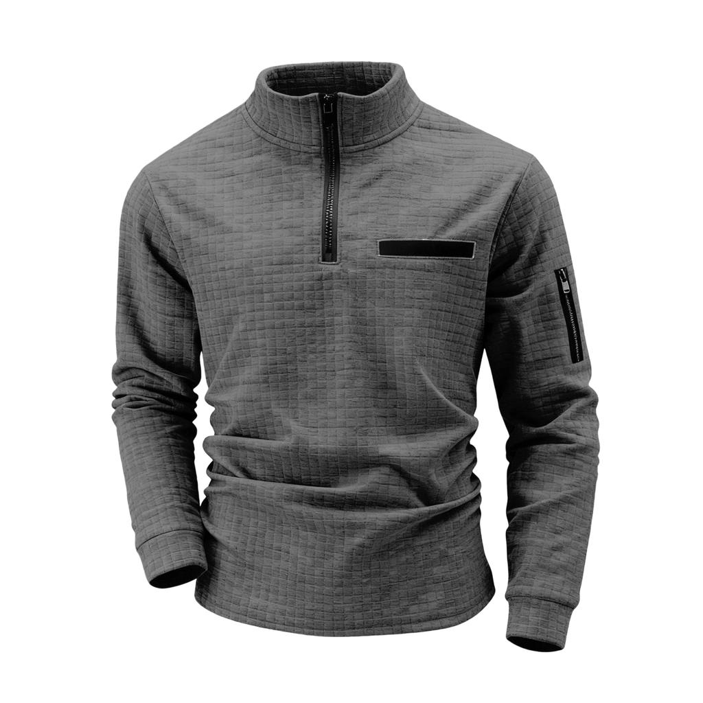 T-shirt alla moda da uomo a maniche lunghe con grafica e ricami - Felpa con cappuccio a maniche lunghe per la primavera e l'autunno