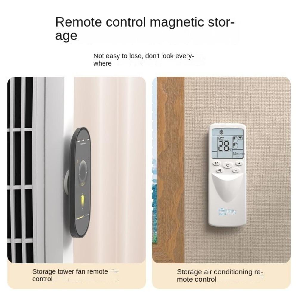 6 Stück lochfreier magnetischer Fernbedienungshalter vielseitig einsetzbar Klebeaufkleber starke Magnete Haken Wandhalterung