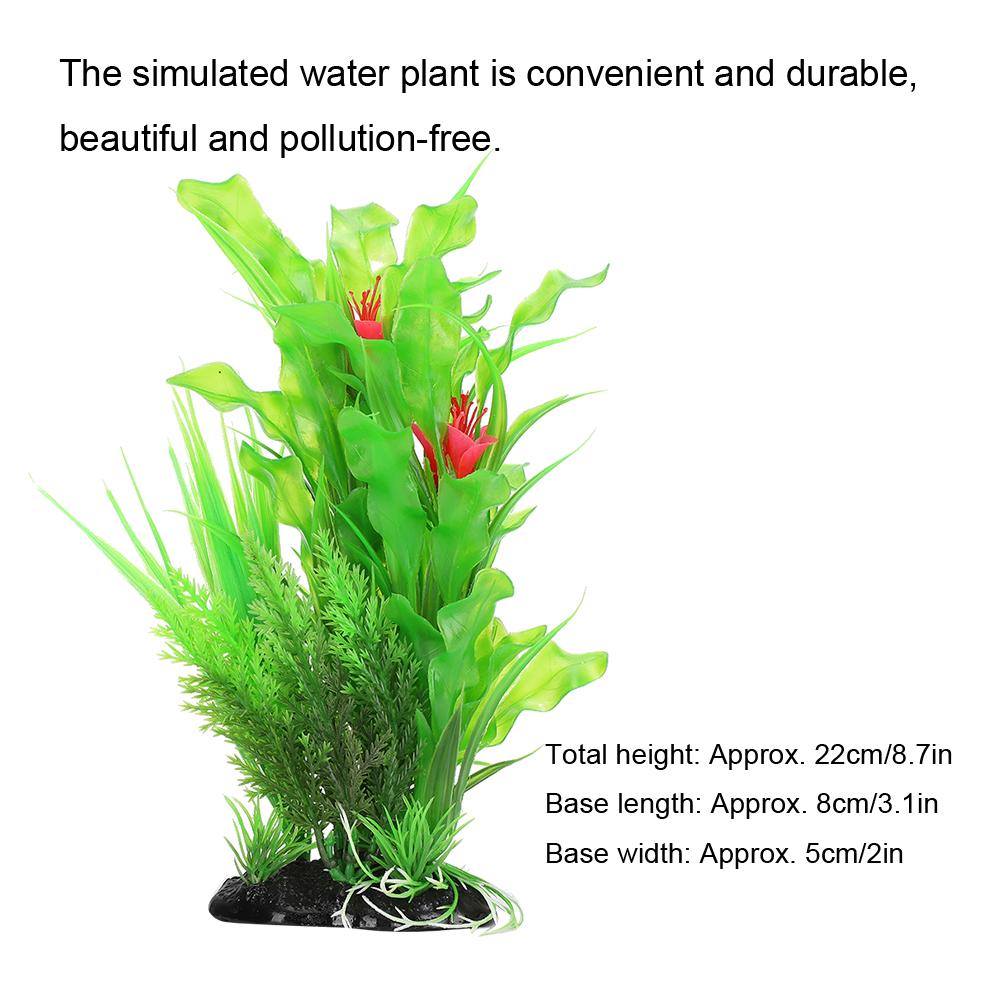 Aquarium Artificial Simulation Safety Water Plants for Fish Tank Decoration Landscape