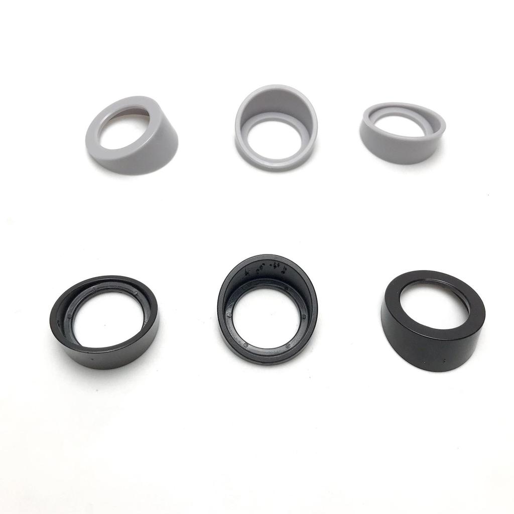 Fitness Stepper Decorative Cover: Outer 38mm, Inner 26mm Stepped Bushing with Waist Twisting Sloped Limit for Plastic Equipment Parts.