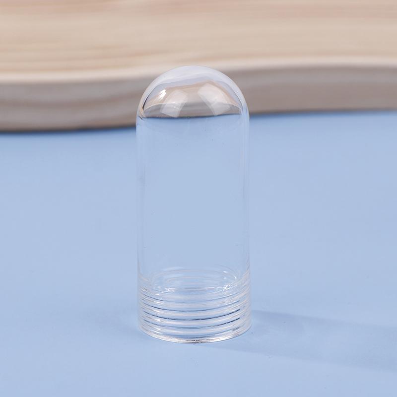 Tubular G9 Clear Glass Cover Threaded Neck Lamp Shade Replacement Sturdy Glass Protectant Tube Frost Cover For G9 Bulb