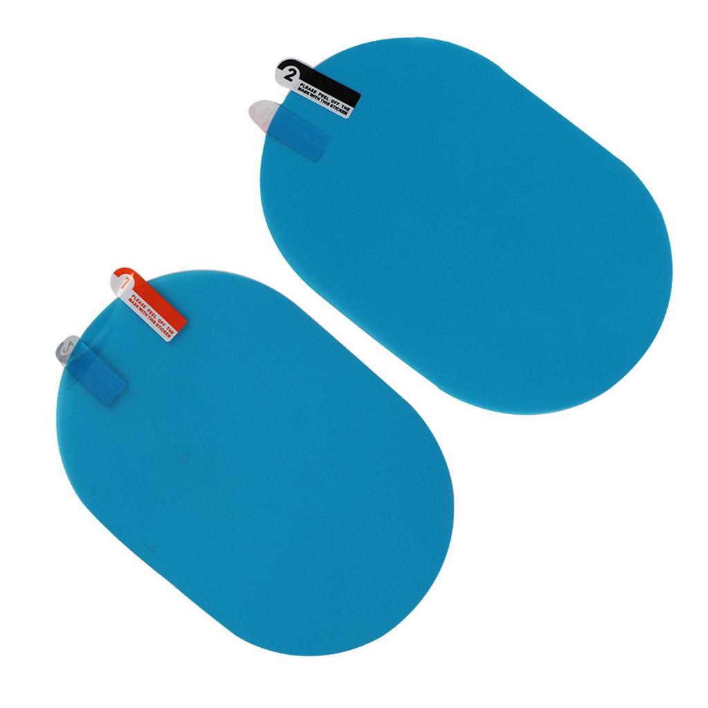 100x150mm Car Rearview Mirror Rainproof Sticker Anti Fog Protective Film Rain Shield