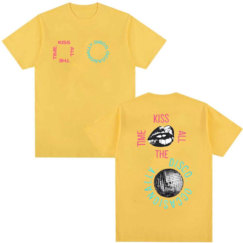 

Harry Styles 2026 Kiss All Time Disco Occasional Tour Shirts Summer Mens Womens Luxury Fashion Pop Hip Hop Music Y2K Tshirt M