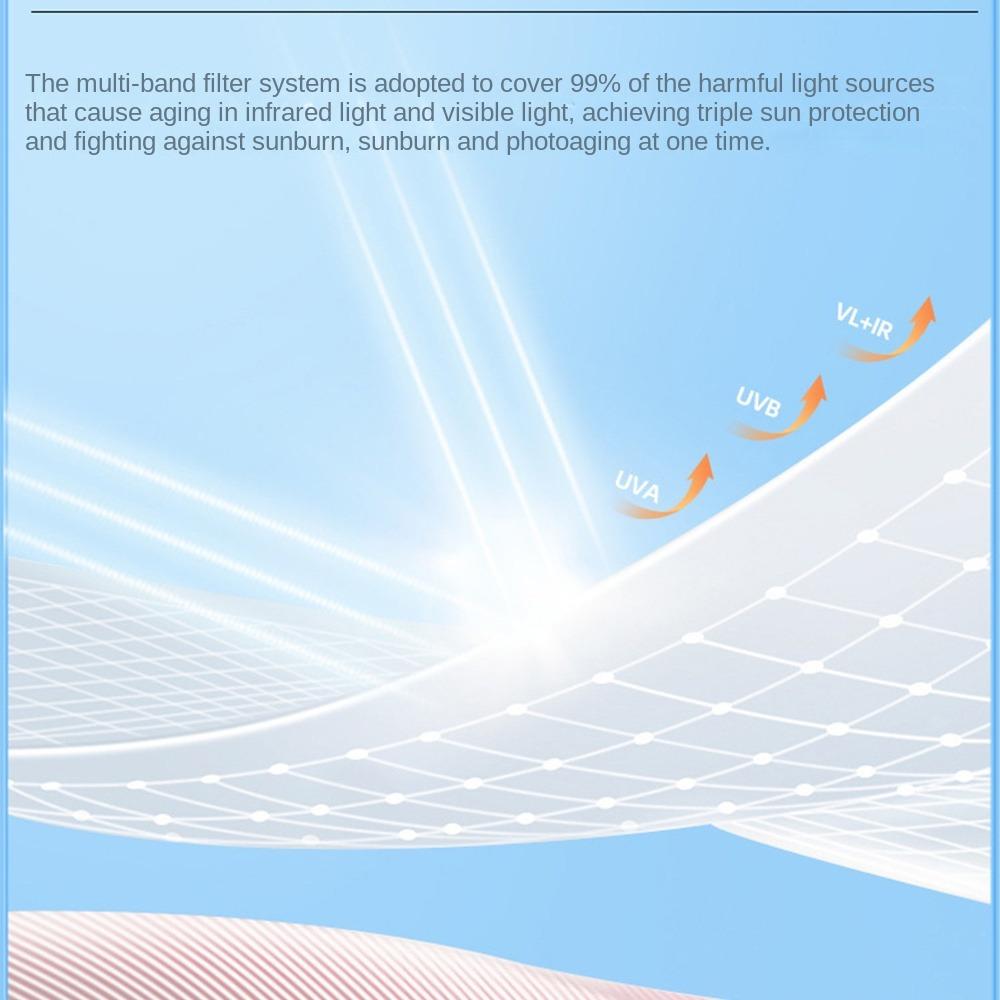 Full Cover Face UV Protection Mask Breathable Thin Cover Traceless Mask Summer Face Mask  Summer