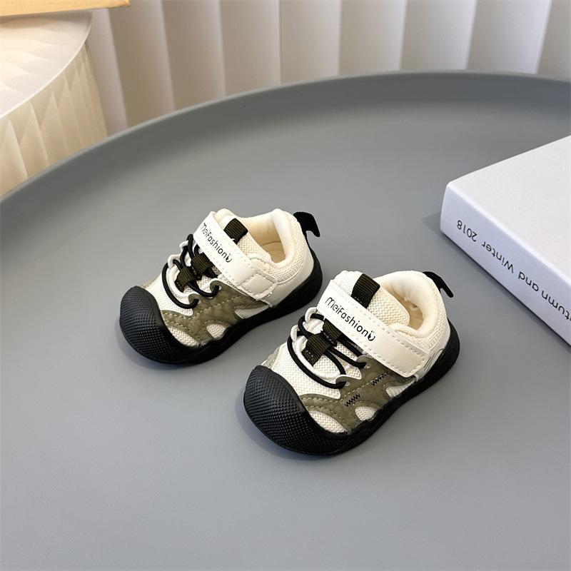 

Children s sports shoes 2025 new boys Velcro breathable net shoes girls soft-soled sports and leisure shoes 16