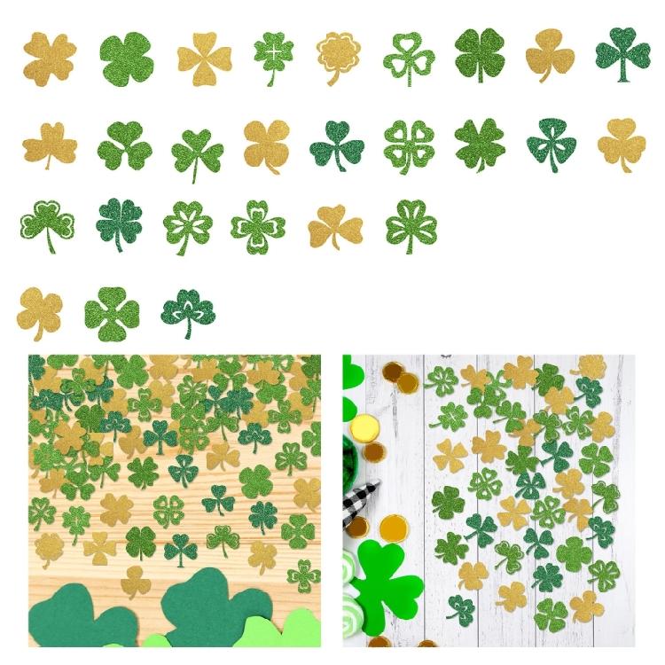 Patrick's Day Decorative Confettis Patrick's Day Paper Confettis Charm Perfect for Weddings and Birthday Parties