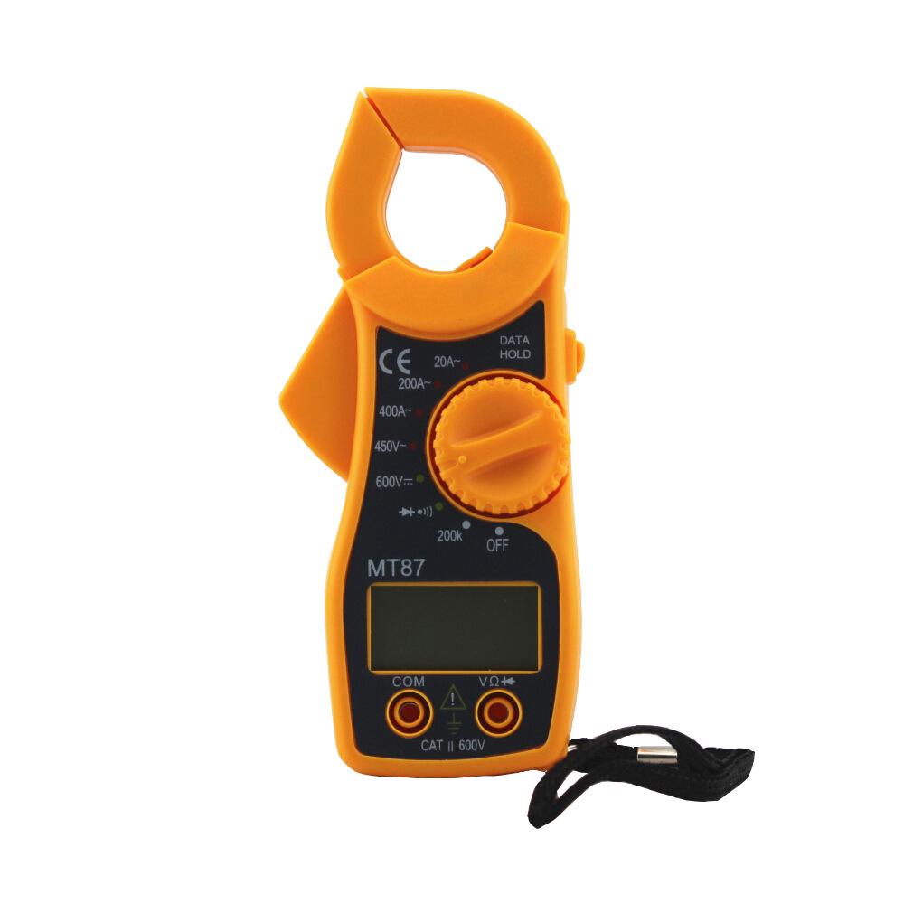 Digital LCD clamp meter, AC/DC multimeter, current amp capacitance pliers, amp resistance tester
