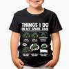 Dinge, die ich in meiner Freizeit mache Lustiges Traktor-Leidenschaft T-Shirt Landwirtschafts-Fans #T490