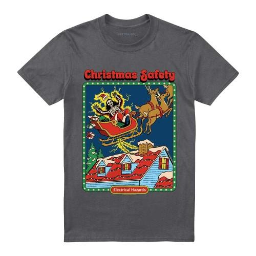 Steven Rhodes Unisex Adult Christmas Safety T-Shirt