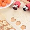 6/8/10/12 Pcs Vegetables Cutter Flower Animal Cartoon Shape Mold Fruit Cake Cookie Cutting Mold Kids Food Baking Styling Tools