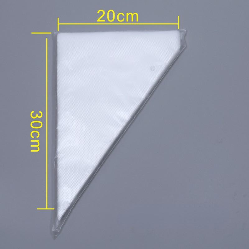 100pcs Set Disposable Piping Bag Pastry Pack Confectionery Equipment Baking Accessories Bakeware Butter Cake Silk Flower Tools