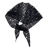 Bohemian Flower Lace Bandana Head Cover Stylish Neck Scarf For Women Everyday Outfit Travel Photography Head Accessories