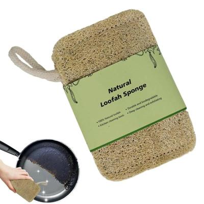 Loofah Dish Sponge Scouring Pad Luffa Dish Towel Washing Cloth Sponge Loofah Scrub Pad Dish Pot Oil Stain Removing Scrubber