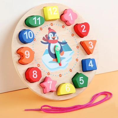 Montessori Holzspielzeug für Babys 1 2 3 Jahre Junge Mädchen Geschenk Baby Entwicklungsspiele Holzpuzzle für Kinder Pädagogisches Lernspielzeug