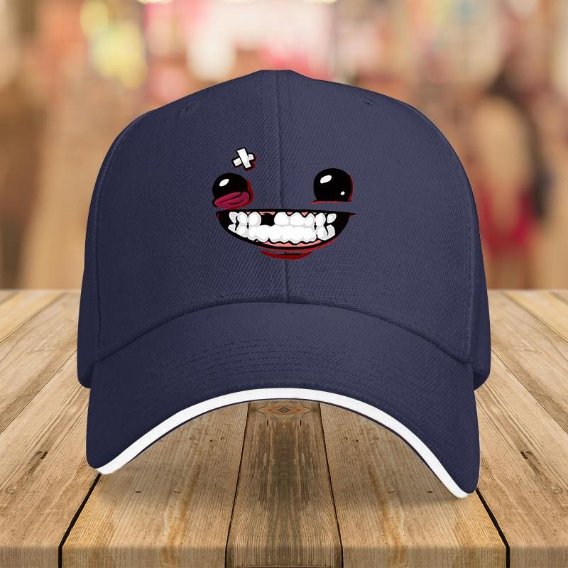 Funny Cracked Face Character Baseball Cap Adult Cotton Casual Outdoor Sports Adjustable Hat