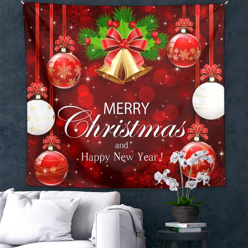 Christmas Tapestry Amazon European and American Holiday Christmas Background Cloth Bedroom