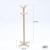 1Pcs Mini Vintage Floor Standing Coat Rack 1:12 Scale Miniature Storage Rack Dollhouse Room Decoration Toys Accessories Gifts
