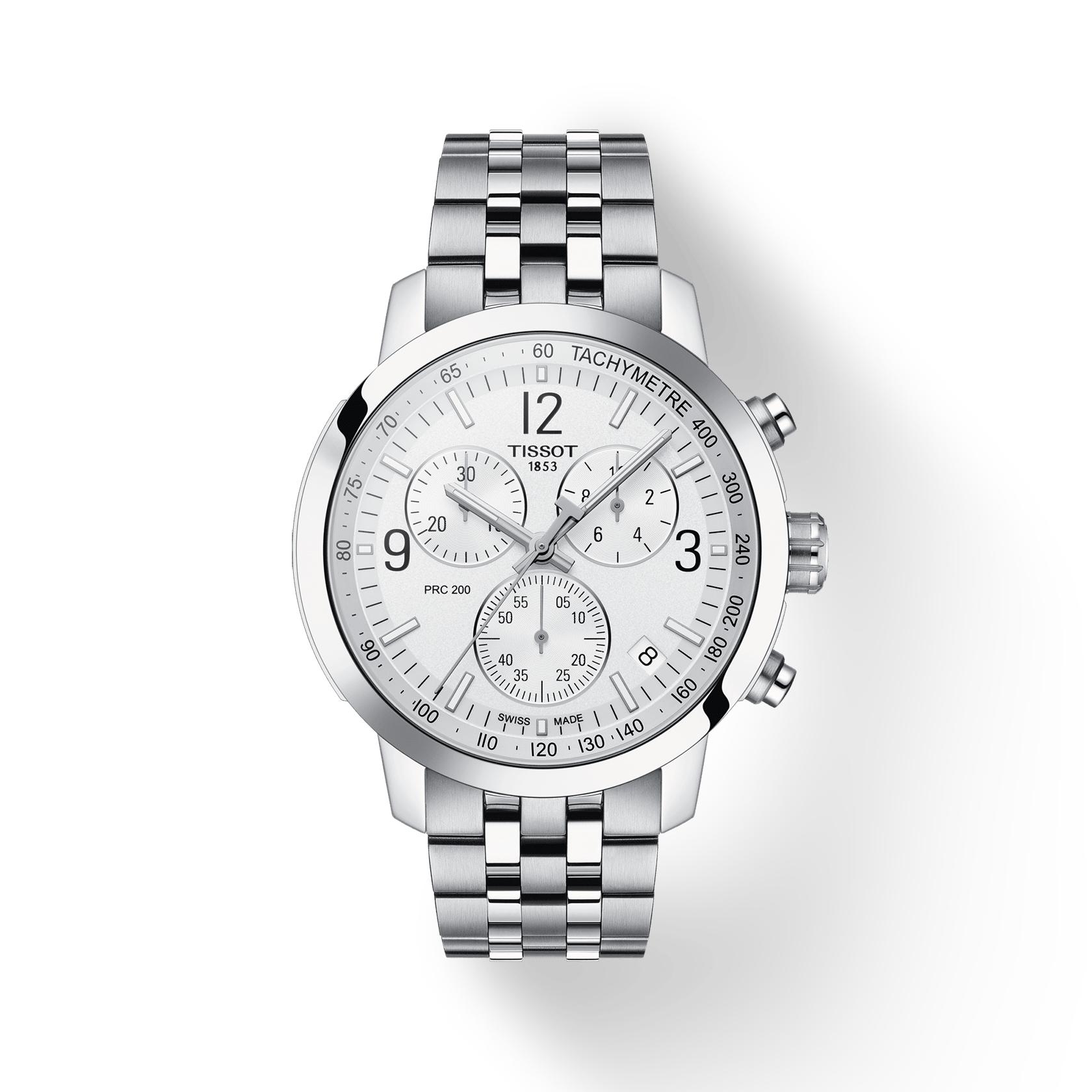 

Чоловічий модний годинник Tissot з нержавіючої сталі, сріблястий циферблат T114.417.11.037.00 срібний