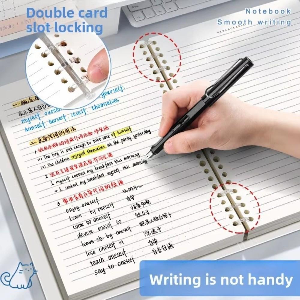 Puppy Binder Notebook A5/B5 Note Book Cute Loose-leaf Notebook  Student Office Stationery