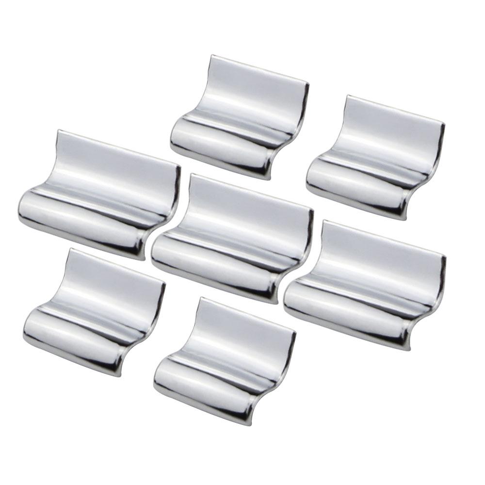 

For Toyota CHR RAV4 Camry Highlander CHR EV Sienna Corolla Wildlander Window Lift Button Sequins Trim Decorative Sticker Cover серебряный