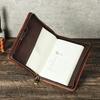 A5Laptop Notebook Case Handmade Genuine Leather With Multiple Card Fountain Pen Positions School Office Supplies Stationery