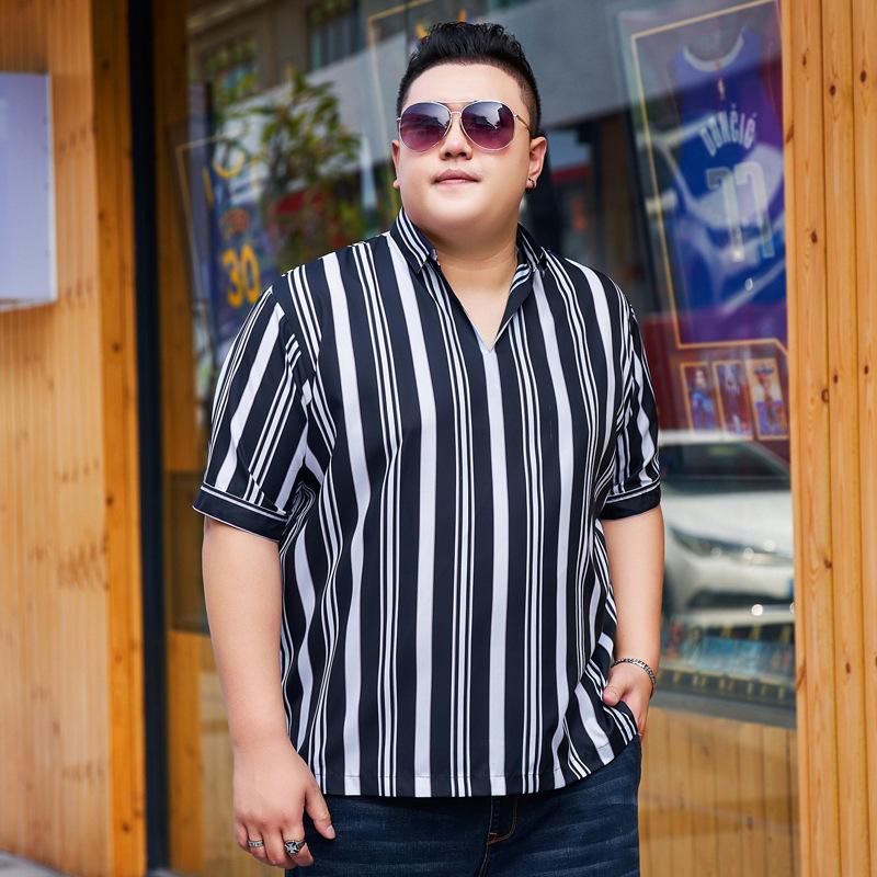 Men's Plus Size Big Tall Black T-Shirt Summer Oversized Cotton Tee 2XL-7XL