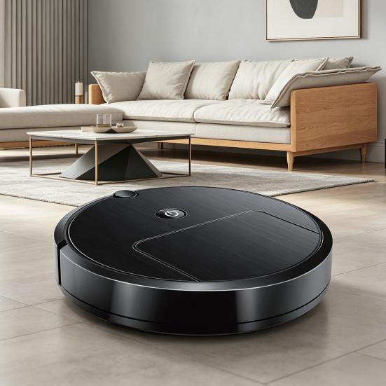 Sweeping Robot USB Fully Automatic Mopping And Vacuum Cleaner One-Click Start Powerful Cleaning Robot Slim Silent Mopping Robot for Home Office