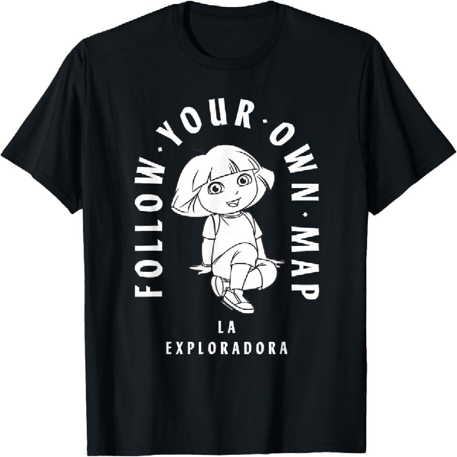 Dora the Explorer Follow Your Own Map T-Shirt XXXXXL разноцветный