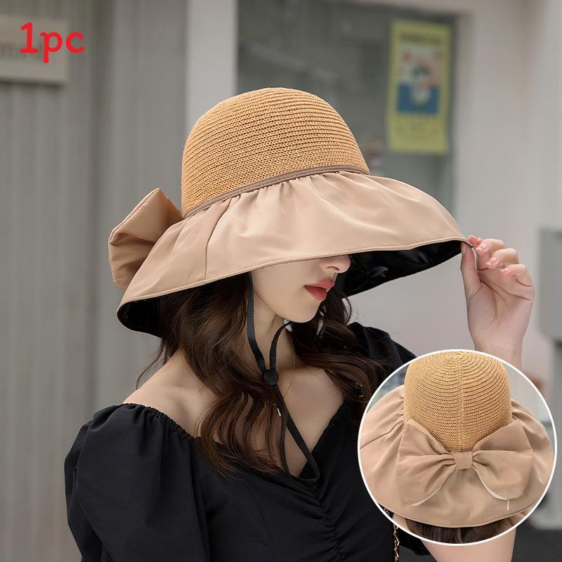 Outdoor Sun Protection Hat With Large Brim For Women Summer Uv Shield Waterproof Breathable