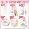 3 Tier Unicorn Cupcake Stand Party Decorations Rainbow Unicorn Birthday Cupcake Holder Dessert Tower for Kids Party Baby Shower Wedding Family, Cute