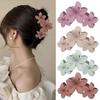 All-match Hairpin Hairpin Headdress Frosted Flower Shark Clip Hairpin Hair Accessories