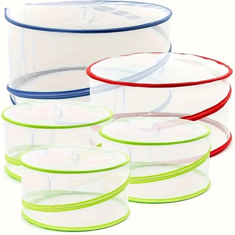 1 Mosquito And Fly Proof Mesh Food Cover, Cake Cover, Foldable And Reusable Food Cover, Indoor And Outdoor Insect Proof Cover
