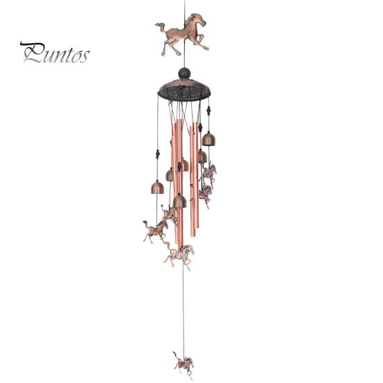 

Металлические колокольчики ручной работы в виде бегущей лошади, ретро-колокольчики с колокольчиками для дома, внутреннего сада, патио, двора Horse