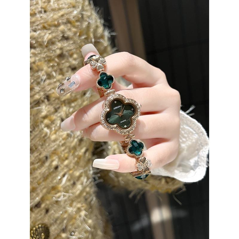 

Браслет Клевер Кристал Діамант Жіночий Водонепроникний Кварцовий Годинник