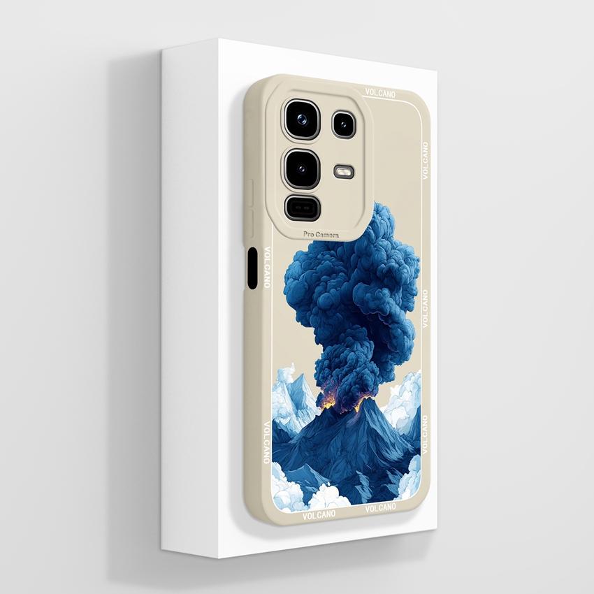 For Infinix Note 50x 50s 50 Pro Plus GT 10 30 Pro 5G Phone Cases Cute Cat Patterns Screen Protector Liquid Silicone Anti Slip Shell For Infinix Casing