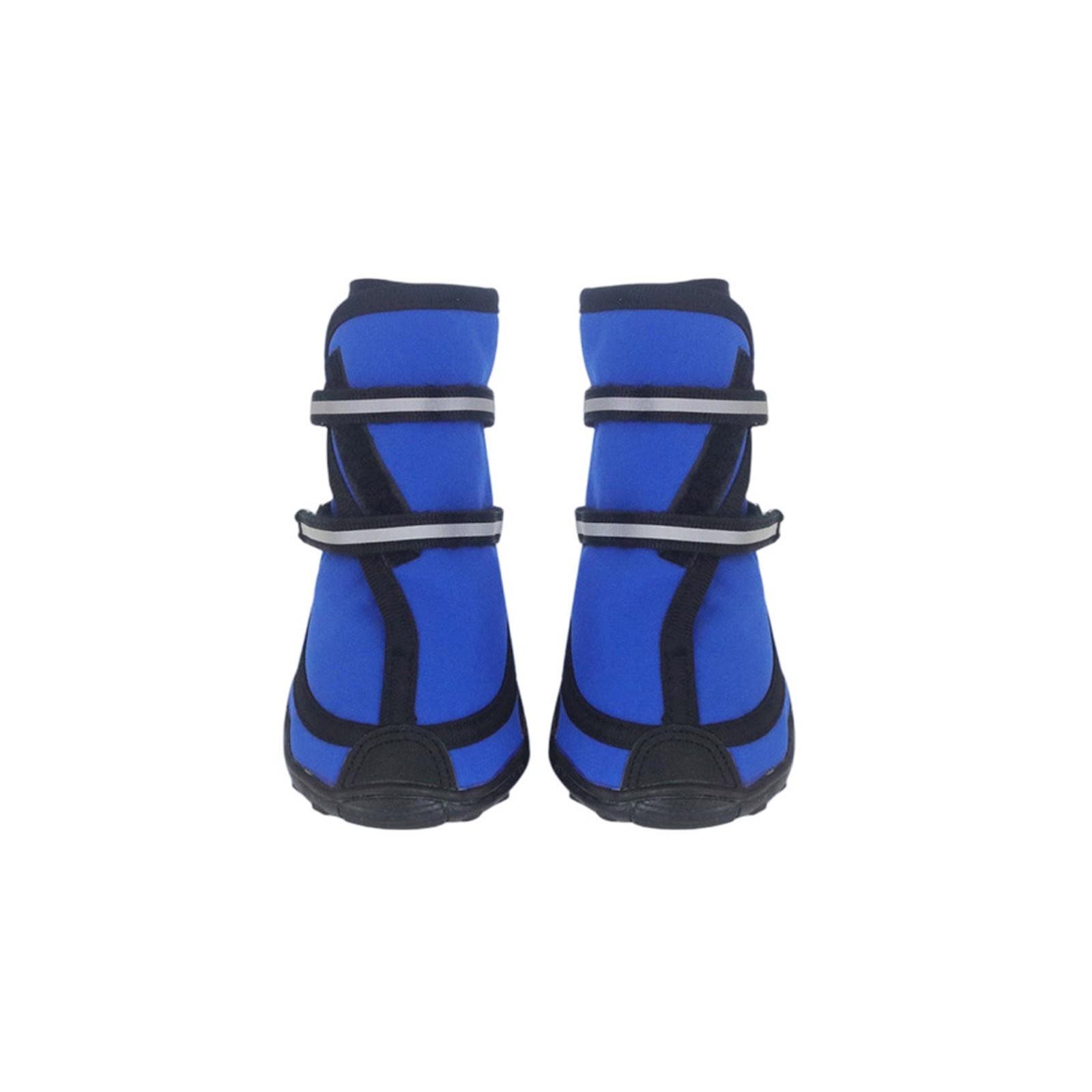 

Обувь для собак, резиновые сапоги для домашних животных, нескользящая мягкая подошва, водонепроницаемая обувь против падений XS синий