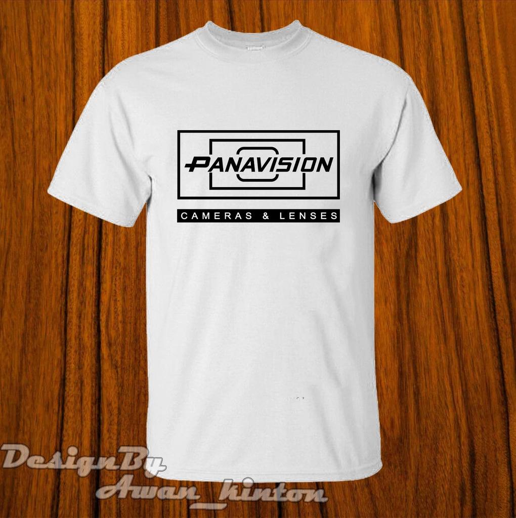 Men's and Women's T-shirts New Clothing Panavision Funny Logo Tshirt Cotton Made In usa
